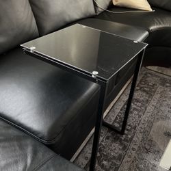 C Shaped End Table 