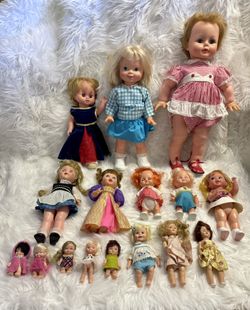 MAKE OFFER - Lot of Vintage 1960s Baby Dolls