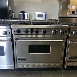 Viking 36”wide All Gas Range Stove With 6 Burners With Griddle  