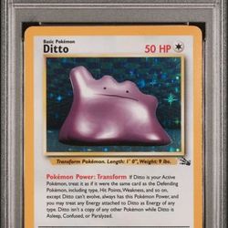 1999 Pokemon Fossil 3 Ditto-Holo