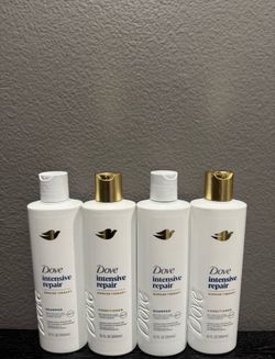 Dove shampoo and conditioner
