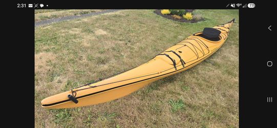 16' Current Design Squall Sea Kayak w/Rudder