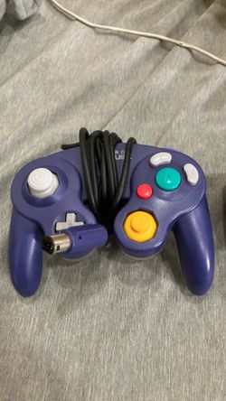 Nintendo GameCube Controller Purple With Adapter
