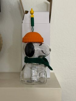 Snoopy Starbucks glass cup