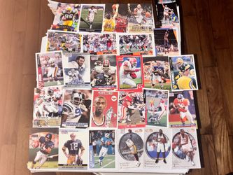 Old school baseball and football cards