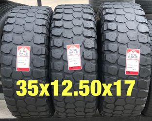 2 used tires 35x12.50x17 Ironman MT (B)