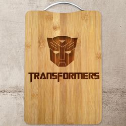 Transformers Personalized Engraved Cutting Board