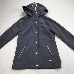 Abercrombie & Fitch Hooded Jacket - Navy Blue Women’s Size XS