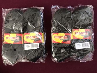 Black Ankle Socks 24 total (2 packs of 12)