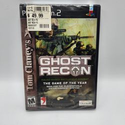 Tom Clancy's Ghost Recon (PlayStation 2, 2002) Factory Sealed NTSC Near Mint 