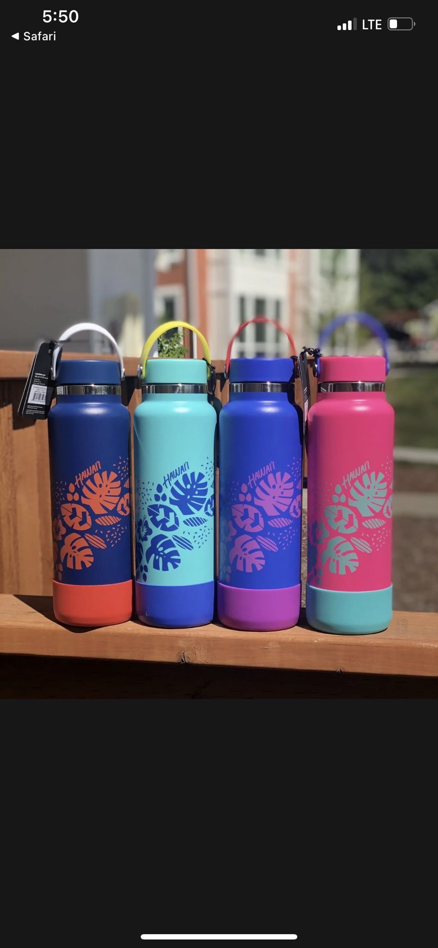 Limited Edition Hawaii 40oz Hydro Flasks For Sale!!