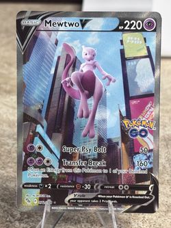 GRADEABLE Mewtwo V Alternate Full Art 072/078