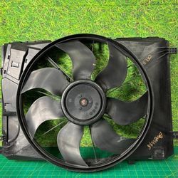 10-16 MERCEDES W212 E350 ENGINE RADIATOR COOLING FAN MOTOR ASSEMBLY OEM