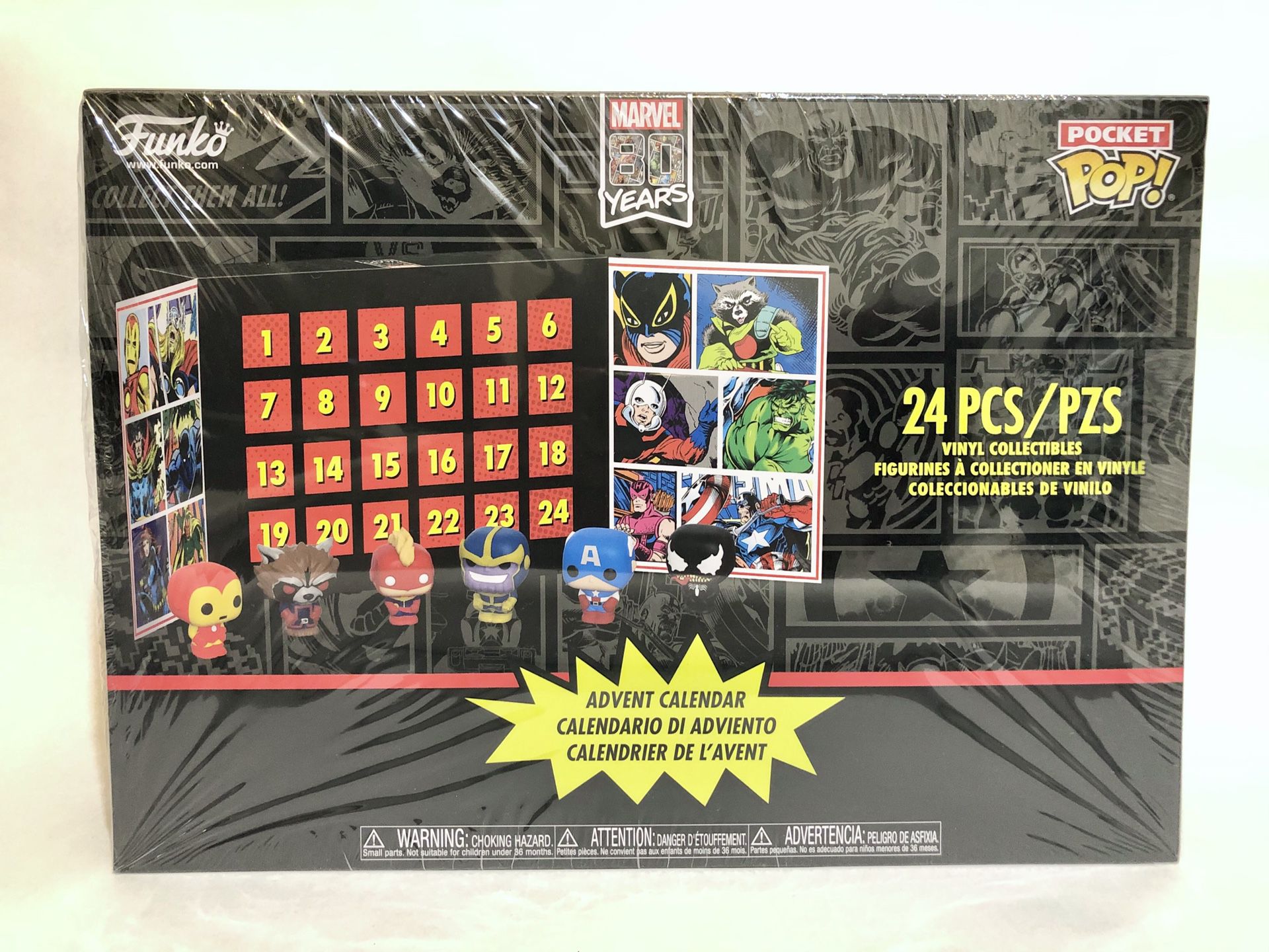 NEW! Marvel Super Heroes Advent Calendar - Funko Pocket POP! Pint Size Heroes