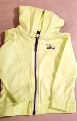 CARTER'S Neon Green Hoody