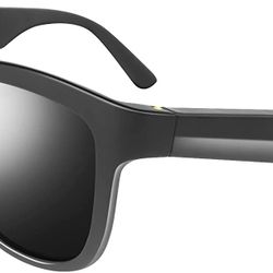 Smart Glasses Bluetooth Sunglasses Audio Sunglasses with Speakers Electronic Music Glasses Built-in Mic, Polarized Lens, Touch Voice Assistant, Hands-