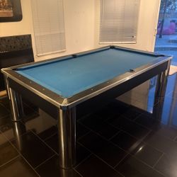 Pool Table 8ft ( Free Delivery & Set Up & New Color Felt Of Your Choice