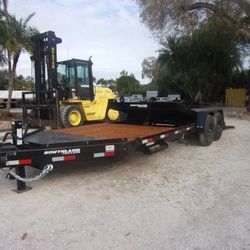 Tilt Trailer 16,000lb 7x17 Tilts + 6 Stationary 