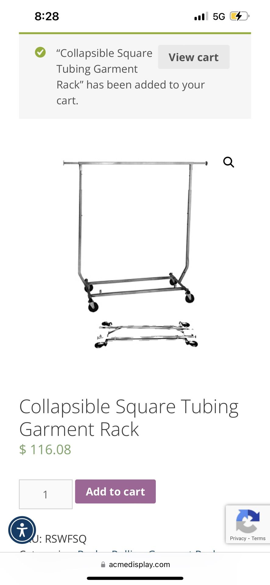 Fashion Rolling Rack