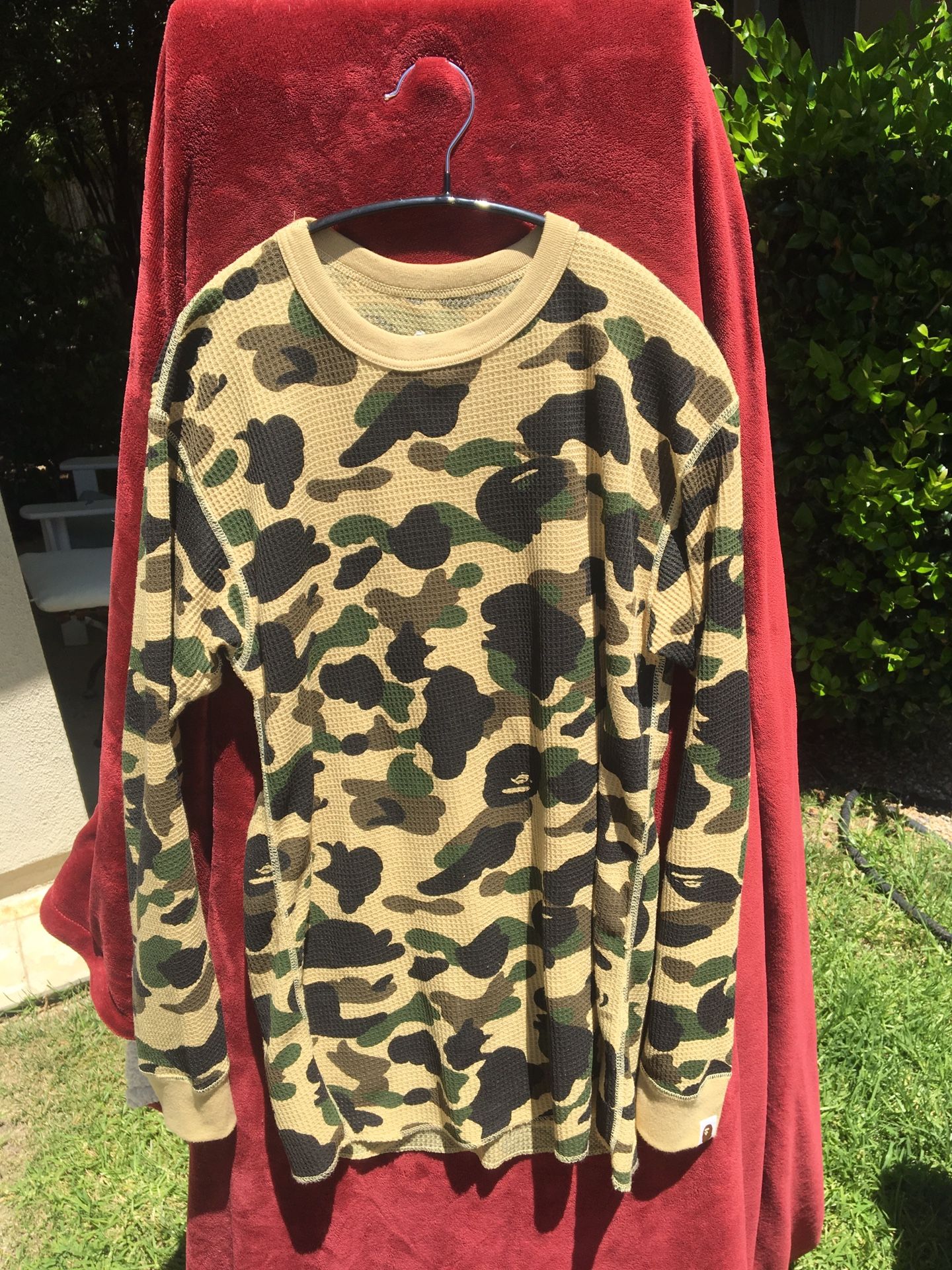 BAPE a bathing ape city camo long sleeve thermal for Sale in San Diego CA OfferUp