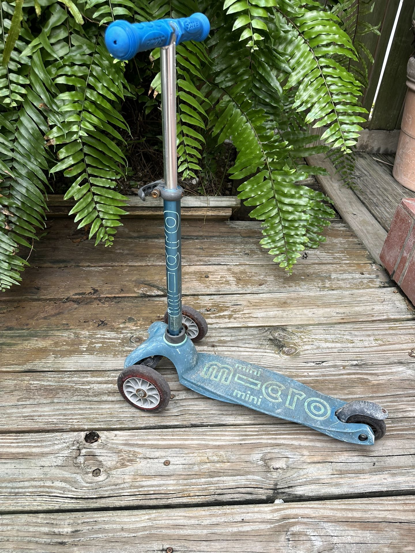 Micro blue Scooter
