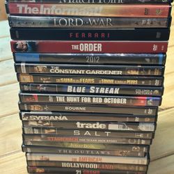 21x DVD Movie Lot - Some New Titles 