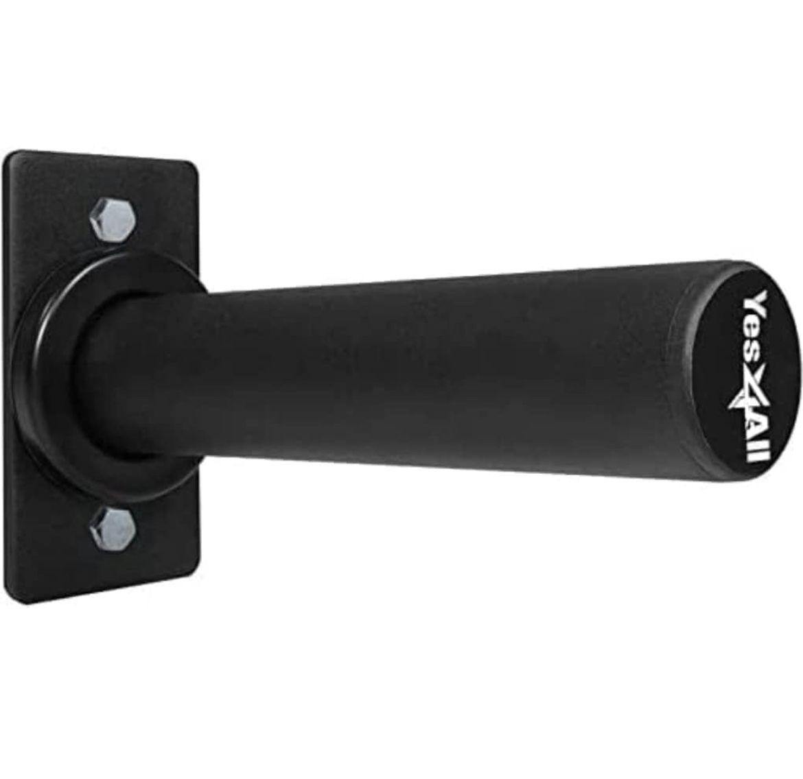 Yes4All Wall Mounted Weight Plate Holder - Fit 2inch Olympic Weight Plates, Protective Rubber Pad @N1-62