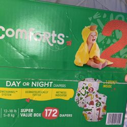 Diapers Comforts Size 2