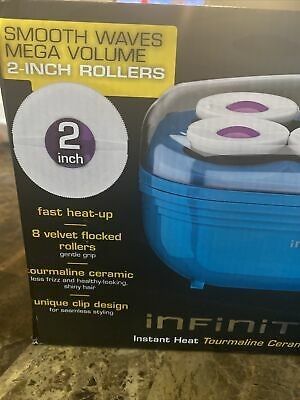 Infiniti Pro by CONAIR Instant Heat Tourmaline Ceramic Flocked 2 - inch Roller Setter