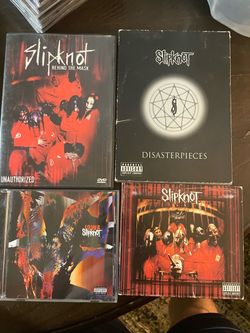 Slipknot CD and DVD Bundle Lot of 4