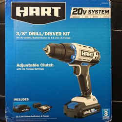 Hart 3/8” Drill/Driver Kit 