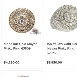 10k Gold & Natural Diamond Ring