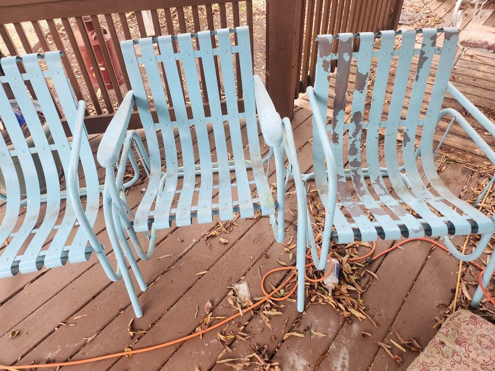 Metal Glider Chairs