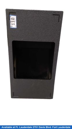 Q Bomb Empty Speaker Box Black Other Collectible
