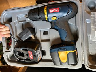 Ryobi 7.2V Cordless Drill with Battery and Charger