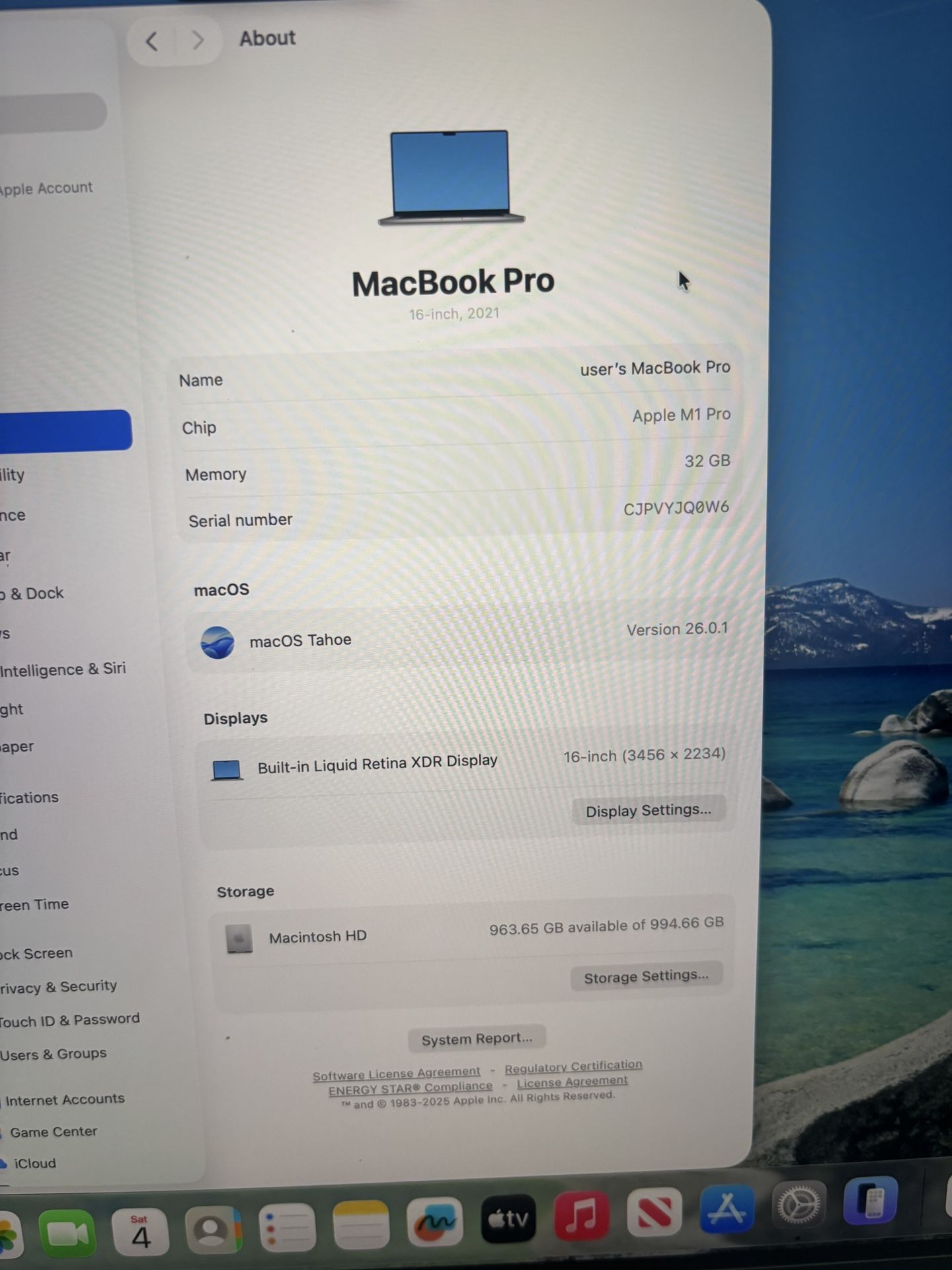 2021 MacBook Pro