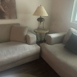 Grey Down Couch Set 