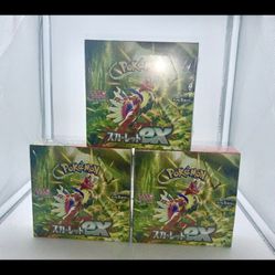 3X Pokemon card game Scarlet & Violet (Scarlet BOX) expansion pack sv1S Japanese