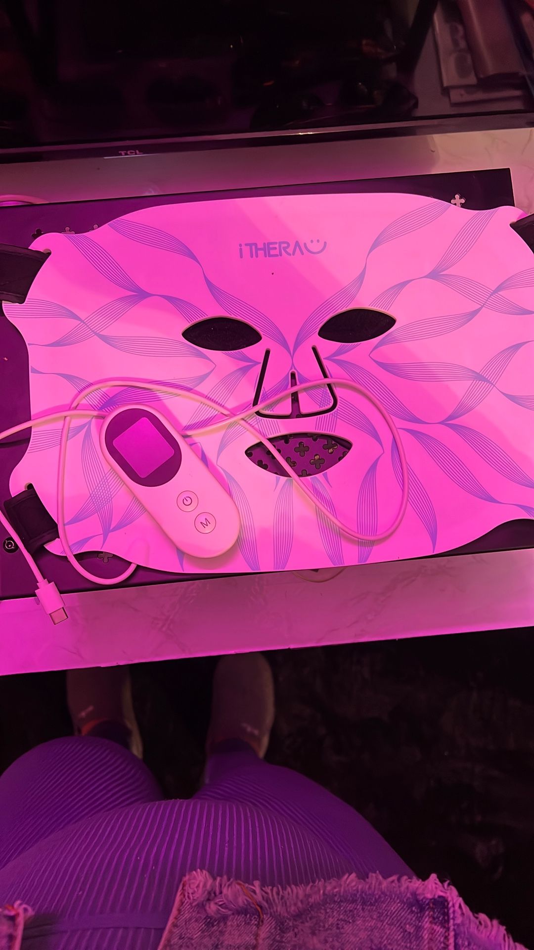 Red Light Therapy Mask for Face, 7 Colors LED Face Mask Light Therapy At Home, Led Face Mask Light Therapy, Green