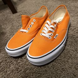 Orange Vans (size 9)