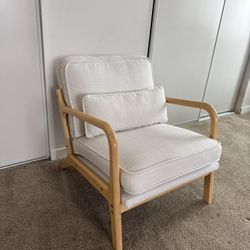 Beige Accent Chair