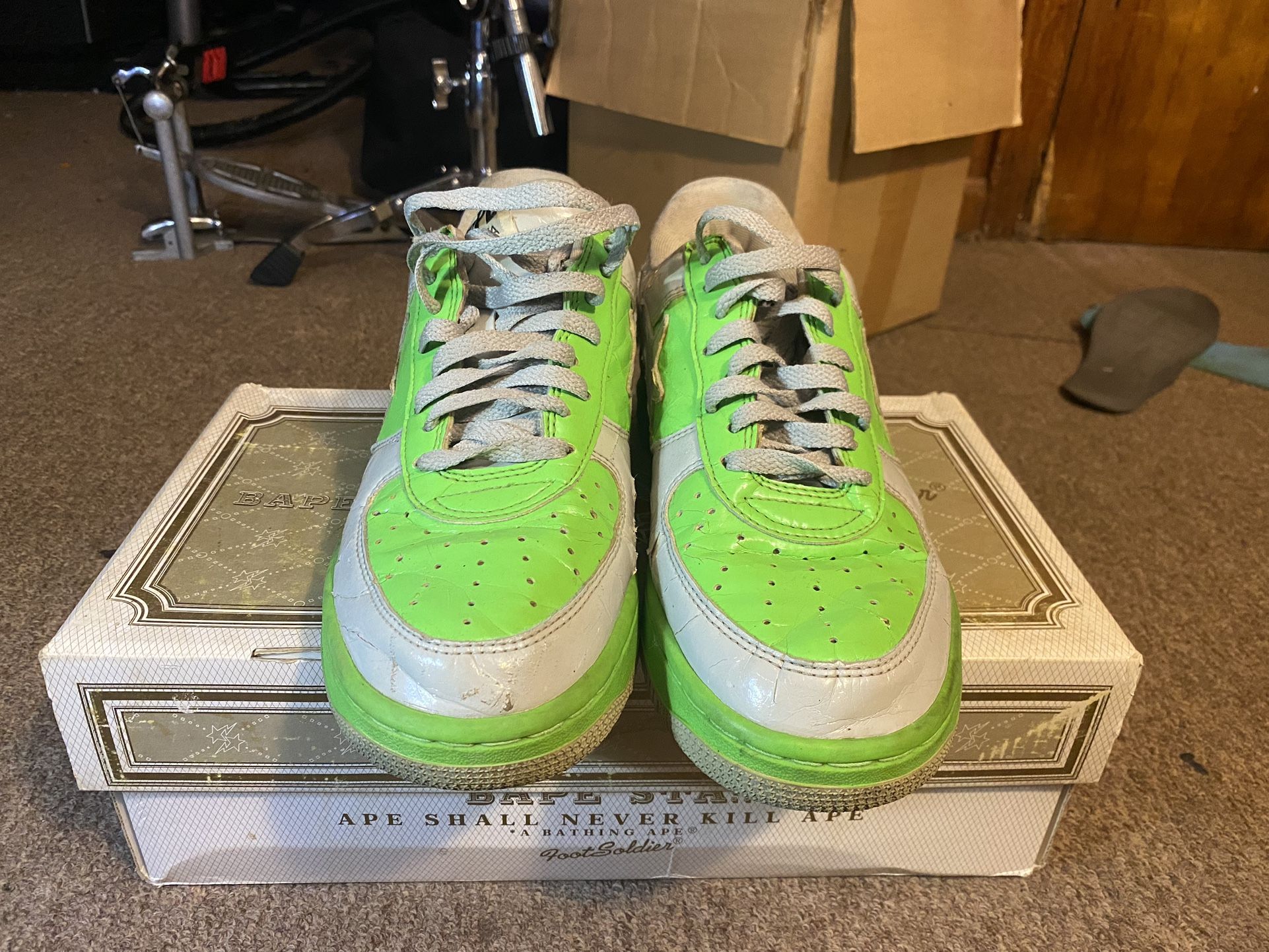 Bapesta FS 001 Low D13 “White Green”