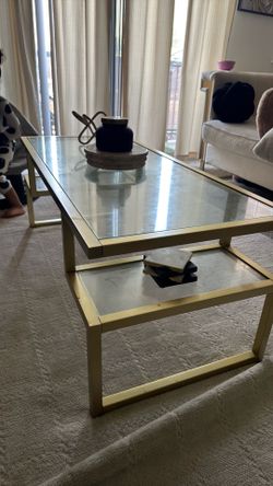 Gold coffe table