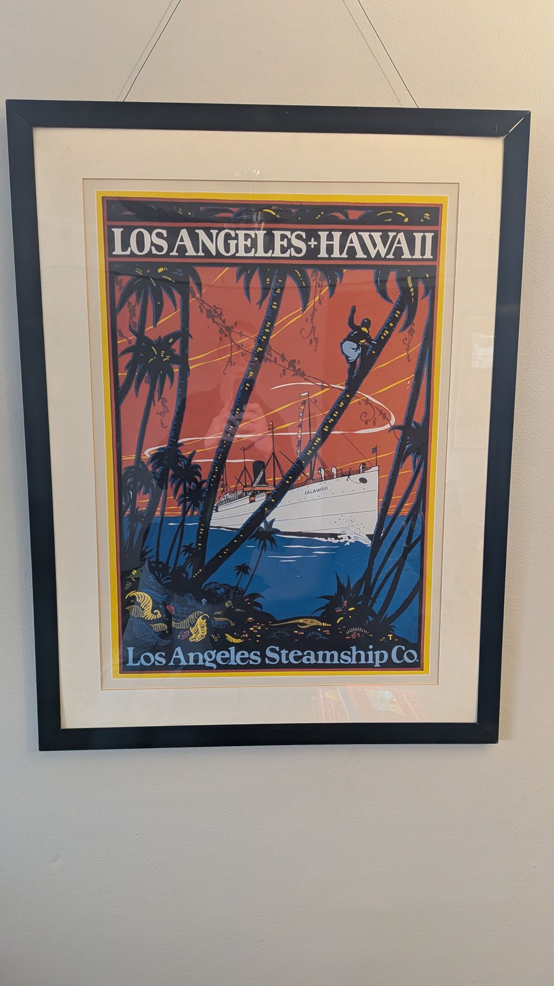Vintage Style Poster -Los Angeles Steam Ship Company - Reproduction