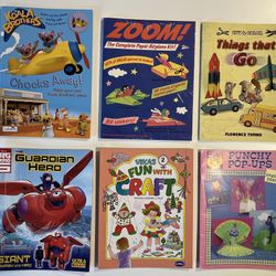 Lot of 6 Cut-out and Build Your Own Model Books for Children UNUSED