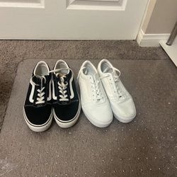 2 Platform Vans Size 10 Women 