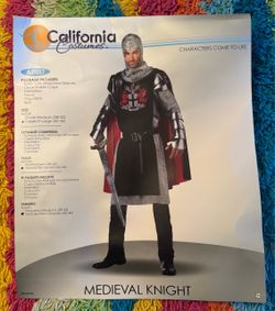 California Costumes Medieval Knight Adult Costume