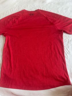 Under Armour Red Long-Sleeve Performance Shirt
