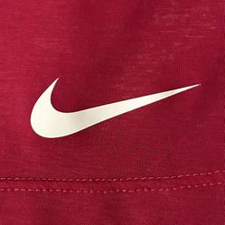 Nike Womens Dri-Fit Athletic Running Tank Top Shirt Activewear Pink Red Silky