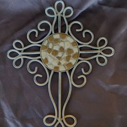 Decorative Metal Mosaic Tile Wall Cross